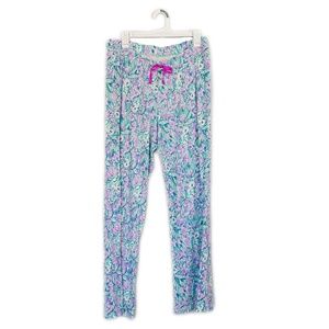 Lilly Pulitzer Pajama Pants  in Amethyst Gday Mate Size Large